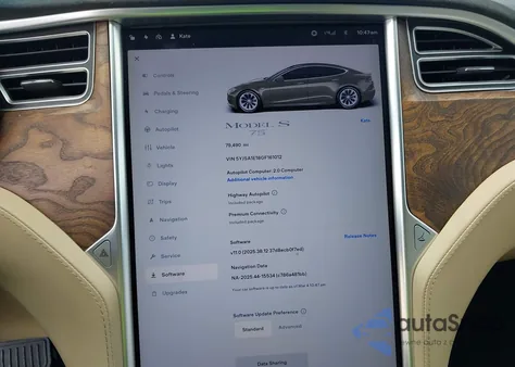 2016 Tesla Model S 60/70/75/85 из США, поврежденный, VIN 5YJSA1E18GF161012